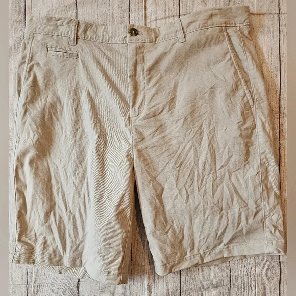 Johnnie O Men's •Size 38• Chino Shorts Nimbus Gray 9.5 Inch Preppy Pockets - Picture 1 of 9